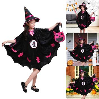 Black Cosplay Children's Halloween Cosplay Costume Kids Halloween Gift Dress up Prom Dress Girl Elf Suit Skirt